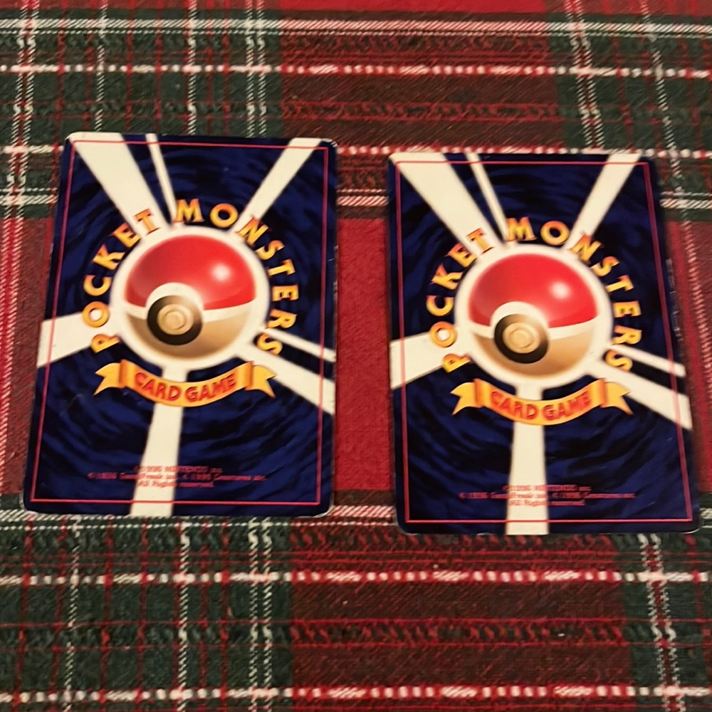 1996 vintage Pokémon Game freaks cards illus.ken Sugimori and Sumitoshi kizuki
